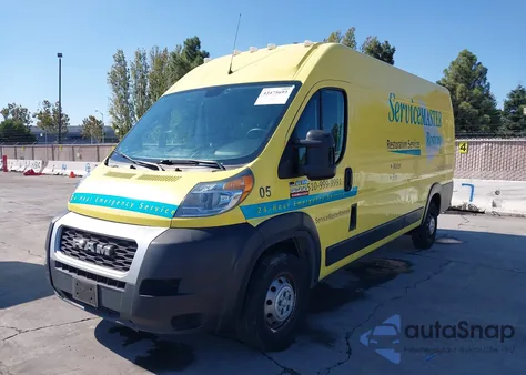 2019 Ram Promaster 3500 Cargo Van High Roof 159 Wb Ext z USA, uszkodzony, nr VIN 3C6URVJG7KE504109